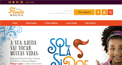 Desktop Screenshot of flautamagica.org.br