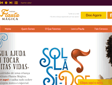Tablet Screenshot of flautamagica.org.br